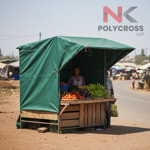 Cubierta Impermeable Económica para Puesto de Mercado, Lona Ligera para Exteriores, Cubierta para Puesto Temporal, Uso para Pequeños Negocios - Product Image 5