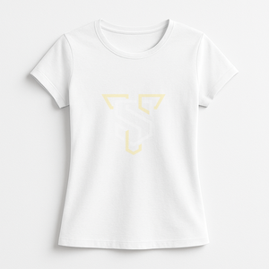 เสื้อยืดคอกลมแขนสั้นผ้าฝ้ายใยไผ่สำหรับผู้หญิง สีพื้น แห้งเร็ว ระบายอากาศดี เหมาะสำหรับฤดูร้อน - Product Image 1