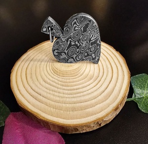 ขายดีจี้หัวใจเหล็กดามัสกัสไวกิ้งนอร์สเครื่องรางและสร้อยคอโลหะแกะสลักเครื่องประดับแฟชั่นสำหรับปาร์ตี้ไอเดียของขวัญ - Product Image 2