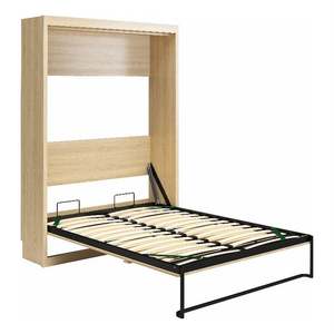 <span class=keywords><strong>Cama</strong></span> Plegable Vertical Multifuncional Moderna de Fácil Montaje, Muebles de Dormitorio con Mecanismo de <span class=keywords><strong>Cama</strong></span> Murphy, <span class=keywords><strong>Escritorio</strong></span> <span class=keywords><strong>y</strong></span> Estante - Product Image 2