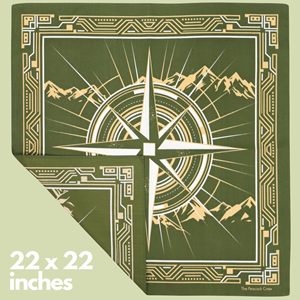 Wholesale Premium 22 Inch Urban Hiker Camo 100% Cotton Fabric <b>Square</b> <b>Scarf</b> Handkerchiefs Digital Print Ethnic Bandanas Four - Product Image 3