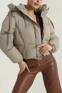 Veste matelassée pour femme respirante, personnalisable avec votre logo, en peau de mouton, toile et nylon, prix ajustable, meilleure vente, haute qualité, faible MOQ - Product Image 5