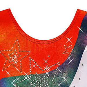 New Style Custom Made Acrobatic Gymnastics Uniform Long Sleeves Women Acrobatic Gymnastics Uniform - Product Image 3