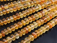 Vente en gros PMEGEMSBEADS Perles rondes facettées ombrées en Citrine naturelle, brin de 8 pouces, perles en vrac Minas Gerais pour la fabrication de bijoux, 10 brins
