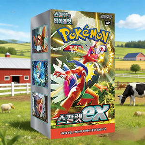 Scarlet ex Pack d'extension Édition Coréenne 30 Paquets Boîte de Boosters Jeu de Cartes à Collectionner Vente en Gros - Product Image 2