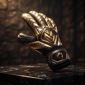 Conception de poignée confortable pour les gants de gardien de but de football, équipement de gardien de but athlétique de qualité supérieure, matériau flexible et respirant - Product Image 2