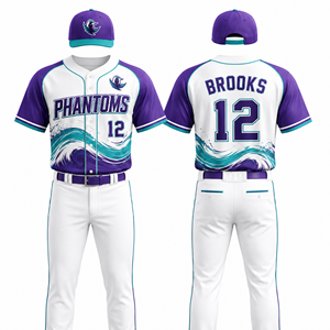 Tenues de baseball OEM personnalisées en gros pour entraîneurs, vêtements de match, tenues de terrain, de frappe, de lancer, pour les postes d'intérieur et d'extérieur, style dugout pour le baseball - Product Image 4