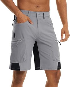 Men's Hiking <b>Cargo</b> Shorts with Zipper Pockets Quick Dry Casual Stretch Golf <b>Work</b> Short Outdoor Summer - Product Image 2