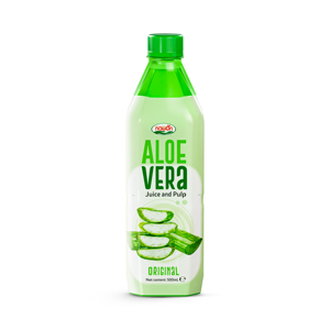 Fabricante de Bebidas de Aloe Vera Nawon, Bebida de Aloe Vera en Botella con Cubos de Aloe Vera, 500 ml, Jugo de Frutas, Marca Privada - Product Image 1
