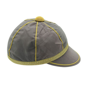 Casquettes d'honneur en velours de haute qualité, casquettes de présentation professionnelles pour le rugby, le cricket et le football, casquettes d'honneur personnalisées avec pompons - Product Image 5