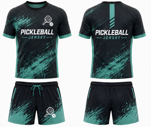 OEM New Design Men Pickleball Wear Unisex Custom Logo Printing Tennis Team Uniform Quick Dry Women Men Cloth Custom Wholesale - Product Image 1