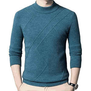 Pulls en mohair unisexes pour hommes, col rond, mohair - cachemire, pull d'hiver tendance, respirant, pull en mohair pour hommes, chaud - Product Image 3