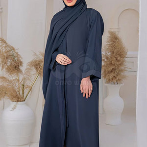 Plus Size Women Abaya Loose Fit Muslim Long Dress Dubai Style <b>Islamic</b> <b>Clothing</b> Comfortable Soft Fabric For Everyday Wear - Product Image 4