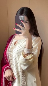 Indian Boutique Designer White Embroidered Trending <b>Top</b> and Plazzo with Heavy Dupatta for Indian Wedding Womans Dress Party Wear - Product Image 6