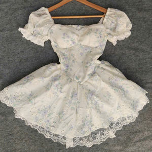 Vestido Largo Elegante para Mujer, Estilo Princesa, Manga Corta, Diseño Sólido, Combinación Perfecta de Elegancia, Comodidad, Casual y Formal - Product Image 2