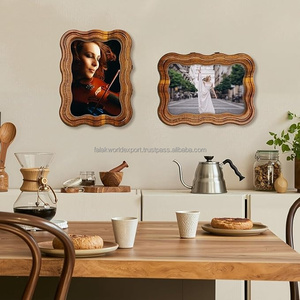 Natural Oak Wood Picture <b>Frames</b> Deep Profile Tabletop Rectangular Photo Holder Handcrafted Desktop Display Home Office Decor - Product Image 2