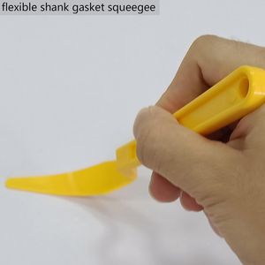 Set di 5 Raschietti in Plastica per Pellicole Oscuranti Finestrini Auto, con Gambo Flessibile e Guarnizione, Strumenti per l'Applicazione di Pellicole Oscuranti - Product Image 2