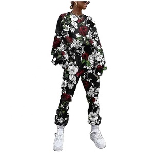 Factory Custom <b>Tie</b> <b>Dye</b> Women's Tracksuit Drawstring Long Sleeve 2 Piece <b>Set</b> High Waist Running Suit 2021 Casual <b>Sets</b> Sweat Suit - Product Image 1