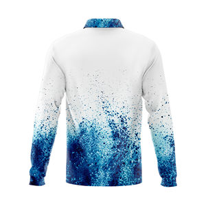 Camisetas Polo de Pesca para Hombre con Protección UV, Diseño Personalizado por Sublimación, Manga Larga, Jersey, Camiseta de Pesca, Venta al Por Mayor - Product Image 2