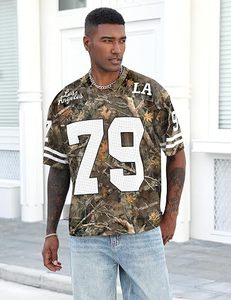 Unisex Oversized Streetwear Number Graphic T-<b>Shirt</b> V-Neck Short Sleeve Football Soccer <b>Y2K</b> Jersey Tee 100% Polyester - Product Image 6