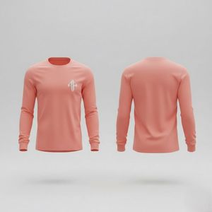 T-shirt Homme Manches Longues Col Rond 100% Coton Qualité Supérieure 2026 Style Oversize Personnalisé Décontracté Sur Demande RIVIAN ATLANTIC - Product Image 1