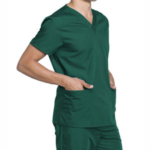 Ensembles de blouses médicales pour hommes 100% coton, uniformes d'infirmiers, blouses d'hôpital, séchage rapide, respirantes, confortables, de haute qualité - Product Image 2