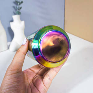 Vaso de Acero Inoxidable Arcoíris, Taza Metálica para Bebidas, Taza Colorida para Bebidas, Vaso Reutilizable para Agua, Jugo, Cócteles, Vasos para Bar - Product Image 6