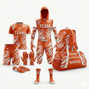 Uniforme de Fútbol Americano al por Mayor, Jersey Cosido con Tela de Malla de Alta Resistencia, Personalizado, Elegante, Sublimado - Product Image 1