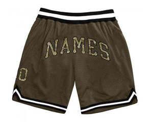 Pantalones Cortos de Baloncesto Azules para Hombre, Corte Regular, Transpirables, Tejido de Punto, Jersey Formal, Secado Rápido, Ribete Amarillo y Blanco, Impresión por Transferencia de Calor - Product Image 5