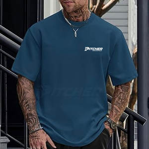 Camiseta Extra Grande para Hombre, Corte Holgado, Moda Urbana Moderna, Ligera y Cómoda para Uso Diario - Product Image 4