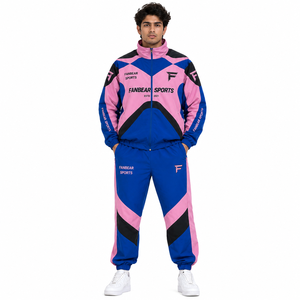<b>Mens</b> Winter Casual Hooded Solid Outdoor Windbreaker <b>Suit</b> <b>Waterproof</b> Jacket and Pants OEM Manufacturer - Product Image 1