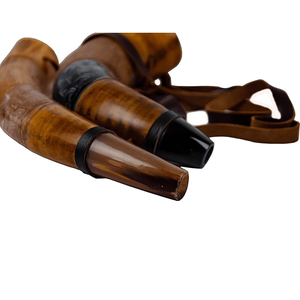 PERFECT ENTERPRISES Premium Quality Polished Eco-Friendly Viking <b>Drinking</b> <b>Horn</b> with Leather Holder 100% Natural Custom Logo - Product Image 4