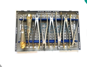 Ensemble de forceps chirurgicaux dentaires manuels universels pour adultes et enfants, certifié CE ISO, garantie 4 ans - Serglab pour hôpital - Product Image 1