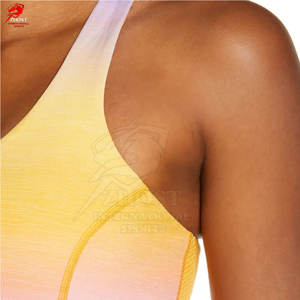 Soutien-gorge de sport en tissu extensible durable pour entraînement intensif, contrôle du ventre, vêtements de fitness de maintien - Product Image 4