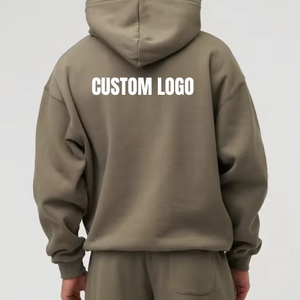 Sudadera con Capucha Unisex de Algodón de Alta Calidad con Estampado 3D de Espuma, Diseño de Logotipo Personalizado, Sudadera con Capucha Extra Grande para Hombre - Product Image 2
