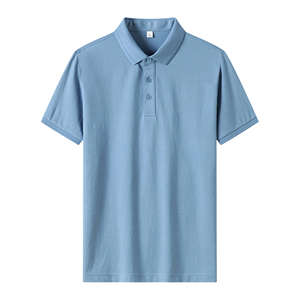 เสื้อโปโลคอปกซิป ¼  ป้องกันขนร่วง สีและโลโก้สั่งทำได้ สำหรับผู้ชาย คุณภาพสูง เหมาะสำหรับใส่เล่นกอล์ฟในฤดูร้อน แขนสั้น - Product Image 3