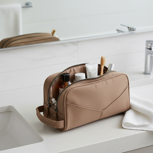 Nouvelle pochette de voyage portable en PVC avec fermeture éclair pour homme, idéale pour les cosmétiques de luxe, écologique et très demandée - Product Image 3