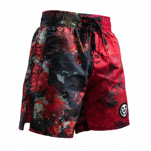 Pantalones Cortos de Entrenamiento Personalizados, Pantalones Cortos Profesionales de Boxeo y MMA con Cintura Elástica, Pantalones Cortos de Lucha MMA Unisex - Product Image 2