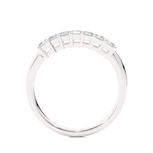 Elegant Design Princess Shaped Lab Created 7 Pieces of <b>Diamond</b> <b>Ring</b> with IGI Certified at Affordable Price from India - Product Image 2