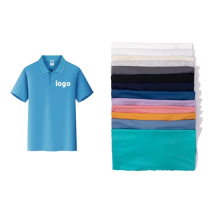 T-shirt de travail pour homme en polyester 100% tissé, logo personnalisé ODM, séchage rapide, 180 GSM, anti-boulochage, manches courtes - Product Image 3