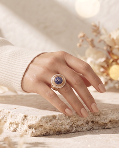 แหวนแชมป์แบบวงกลมประดับเพชรโมอิสซาไนต์ ทอง 14K ของขวัญสำหรับแชมป์ฟุตบอล ของที่ระลึกสำหรับผู้ชนะรางวัล - Product Image 6