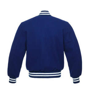 Chaqueta Varsity Roja para Hombre con Paneles Blancos en Contraste, Cuello, Puños y Dobladillo con Cremallera Frontal, Prenda Exterior Personalizada, Impermeable y Tejida - Product Image 6