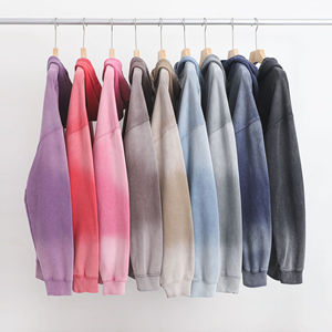 Sweat à capuche unisexe personnalisé de haute qualité, style vintage, avec motif graphique, effet délavé soleil, en molleton épais, délavé à l'acide, effet vieilli - Product Image 1