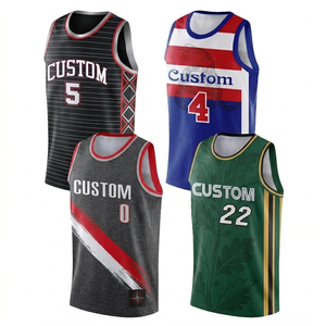 Nouveau design, impression numérique, lettres, haute qualité, réversible, logo entièrement personnalisé, 100% polyester, séchage rapide, toutes saisons, unisexe, basketball - Product Image 6