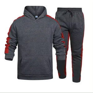 ชุดเซ็ตผู้ชายแบบมีซิป เสื้อฮู้ดดี้และกางเกงขายาวสองชิ้น - Product Image 5
