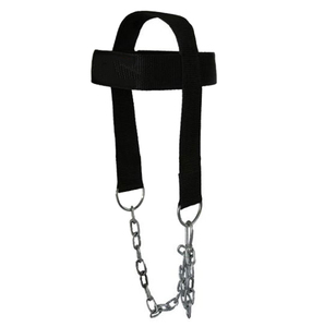 Custom Logo Non Slip Design Professional Fitness Equipment Premium Cowhide Weight Lifting Neck <b>Training</b> <b>Head</b> Harness - Product Image 5