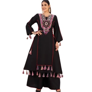 NUEVO SALWAR KAMEEZ para FESTIVAS y OFICINAS, ESTILO INDIO COMPLETO, MODERNO, DE SECADO RÁPIDO, COMPLETAMENTE CONFECCIONADO - Product Image 1