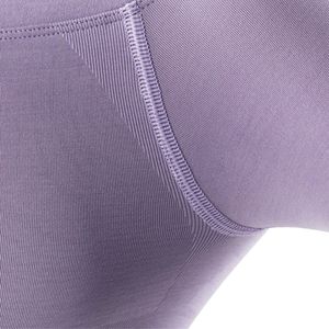 Light Purple <b>Womens</b> Seamless Long Sleeve Crop <b>Top</b> <b>Compression</b> Gym Shirt Fitness Yoga Workout Activewear Stretch Athletic - Product Image 6
