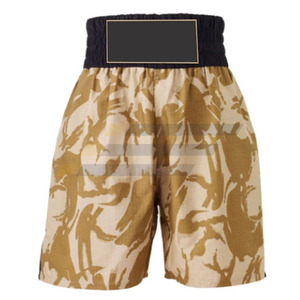 Shorts de Muay Thai pour hommes, impression par sublimation, haute qualité, vente en gros, petit MOQ, shorts d'entraînement MMA personnalisés. - Product Image 1