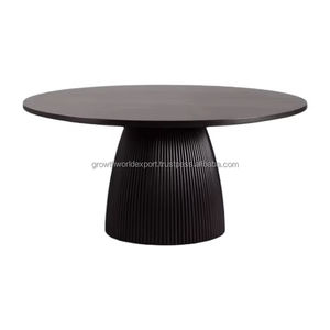 Table basse moderne compacte pour balcon et salon, meuble minimaliste en bois de manguier avec garantie de 1 à 3 ans - Product Image 1